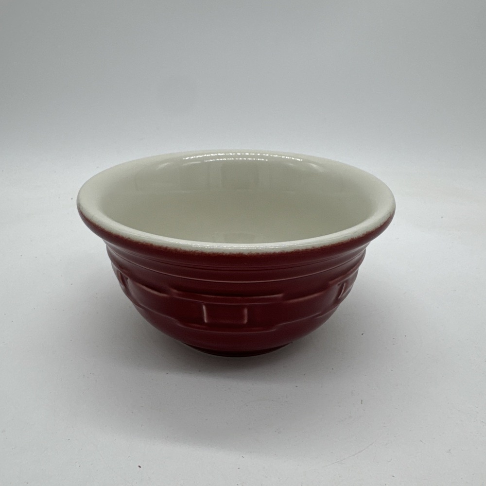 LONGABERGER Pottery Woven Traditions Paprika 6.5" Mixing Bowl‎